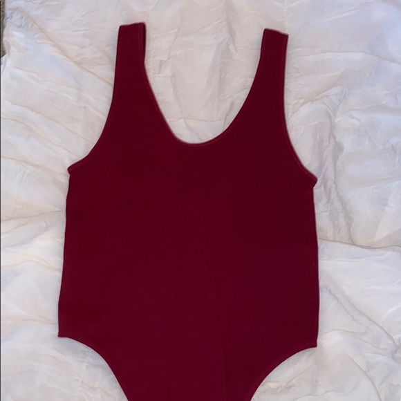 forever 21 maroon bodysuit (never worn!) - Picture 1 of 2